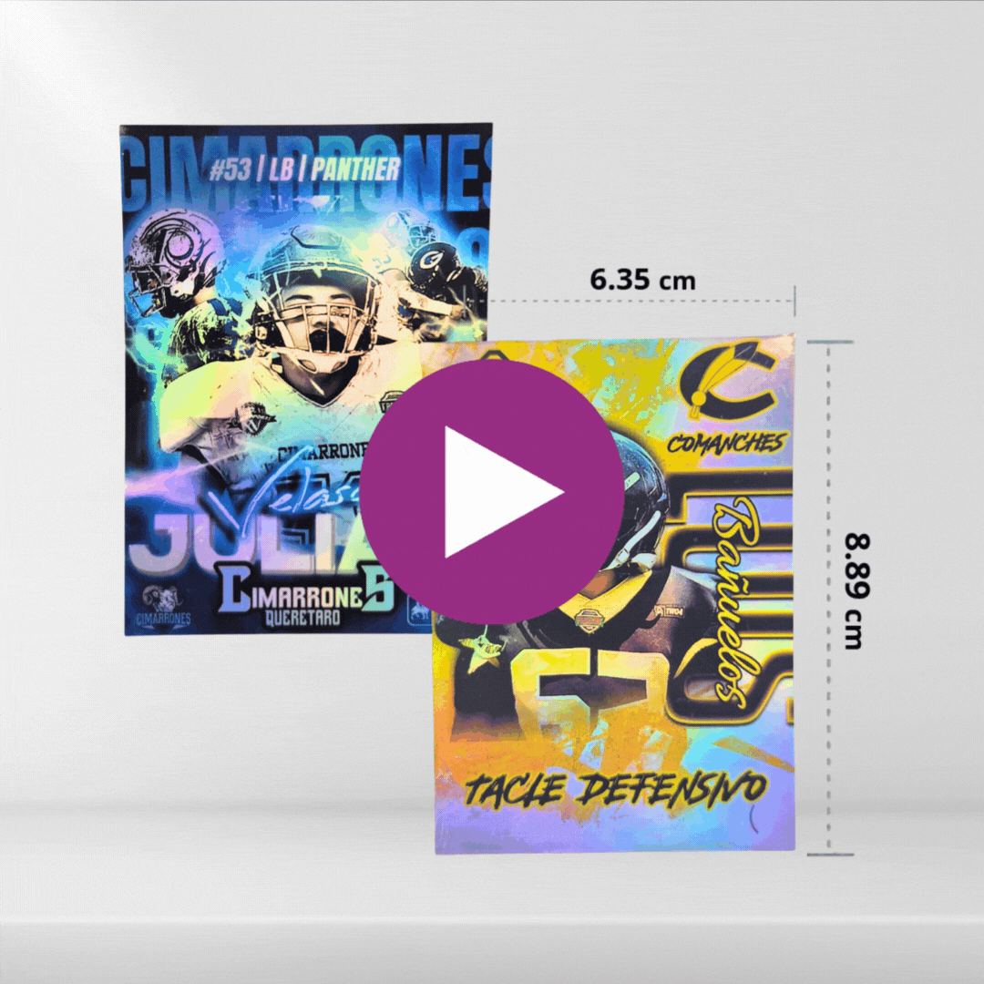 Impresión Carta Frente y Vuelta (Holográfica)