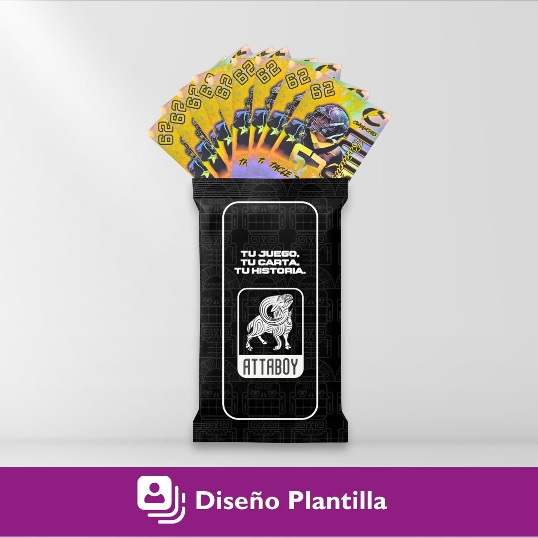 Set 8 | Plantilla | Deck 8 Cartas Holográficas