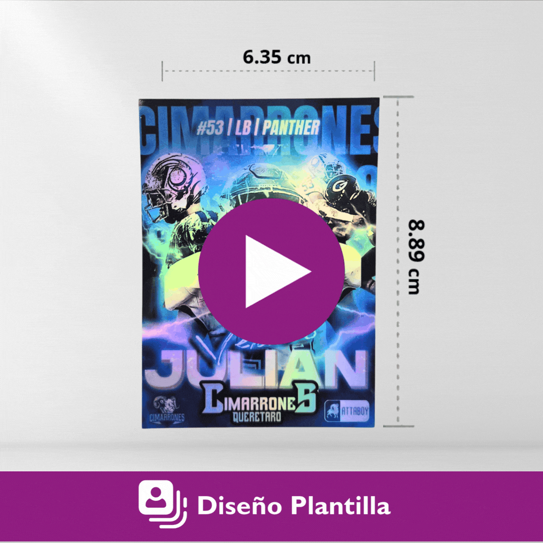 Set 2 | Plantilla | Carta Holográfica